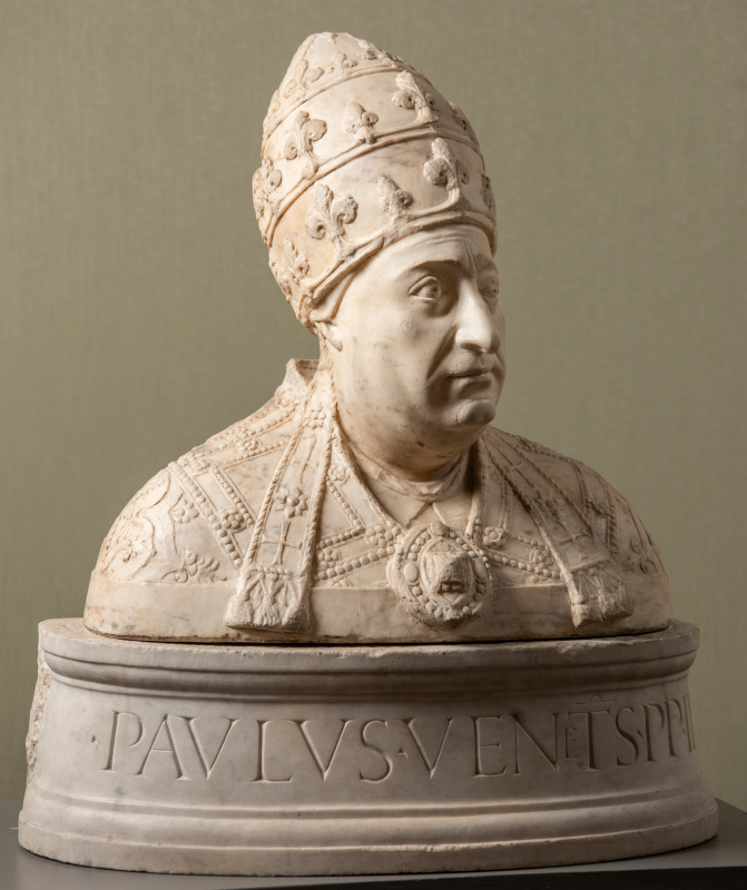 Busto di papa Paolo II Barbo di Mino da Fiesole VIVE